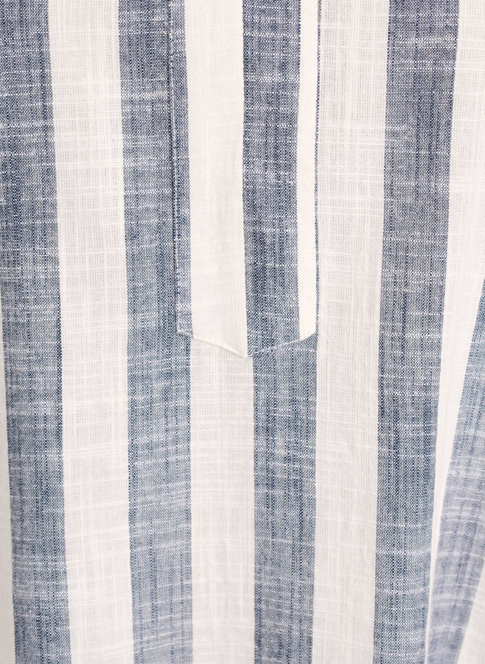 Katoenen tuniek met V-hals, Blauw, Packshot image number 2