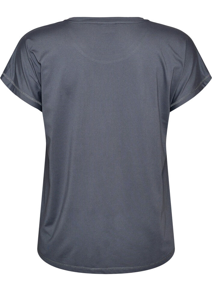 Effen gekleurd trainingsshirt, Grijs, Packshot image number 1