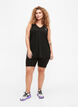 Sporttopje met V-hals, Black, Model image number 2