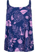 FLASH - Top met print, Medieval Blue Flower, Packshot image number 0