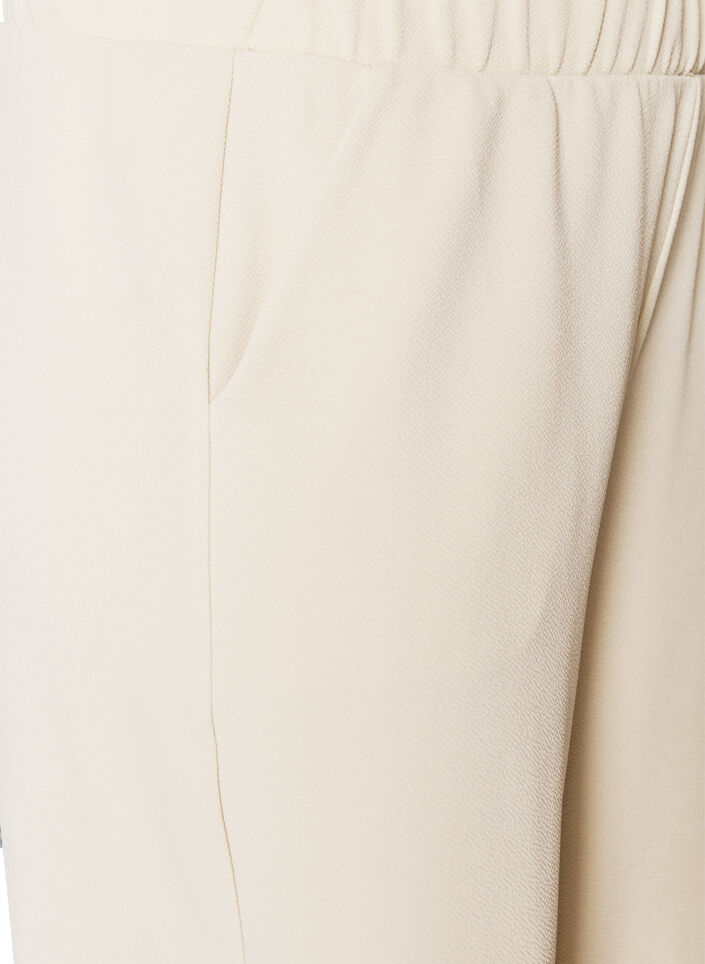 Losse broek met 7/8 lengte, Beige, Packshot image number 2