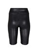 Glimmende nauwsluitende shorts met hoge taille, Black, Packshot image number 1