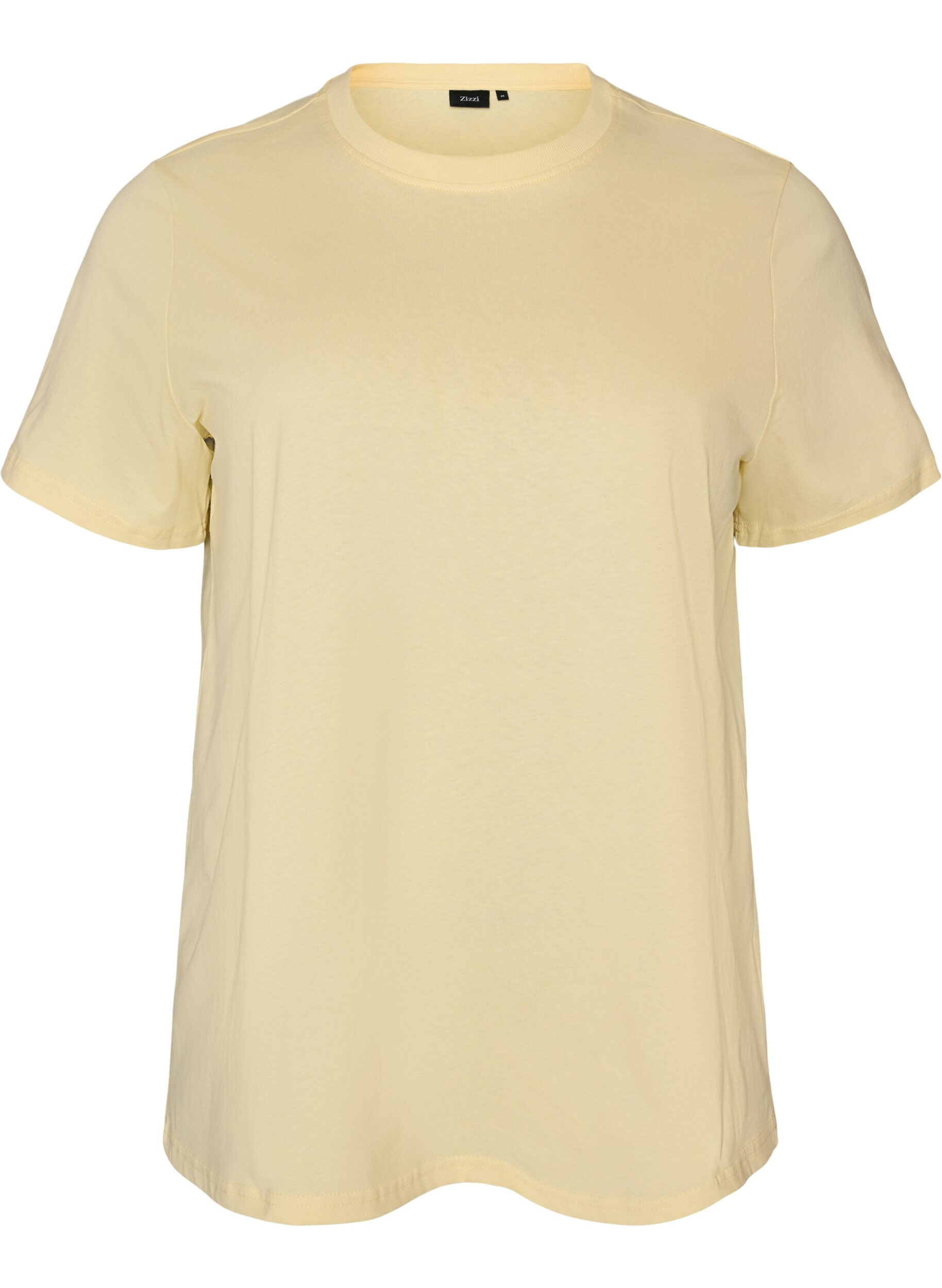 Basic katoenen T-shirt met ronde hals