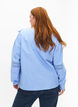 Blouse met ruffels en veters, Blauw, Model image number 2