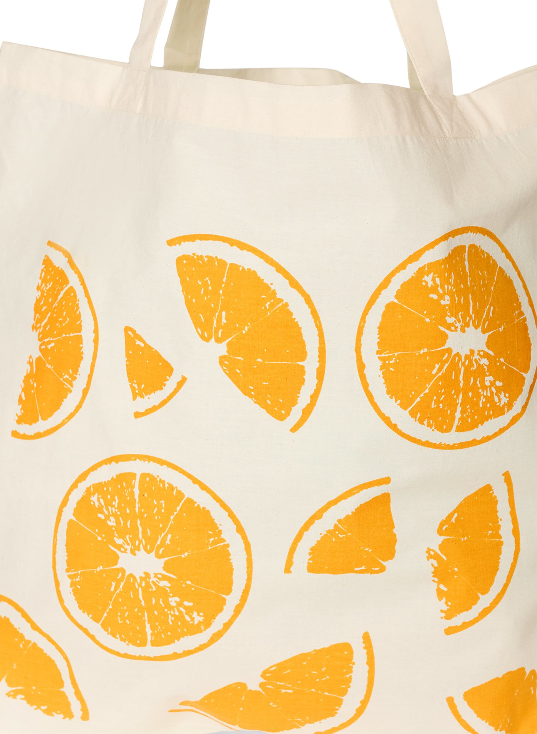 ZizziTote bag met print, Oranje, Packshot image number 2