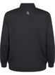 Sportieve cardigan met ritssluiting en zakken., Black, Packshot image number 1