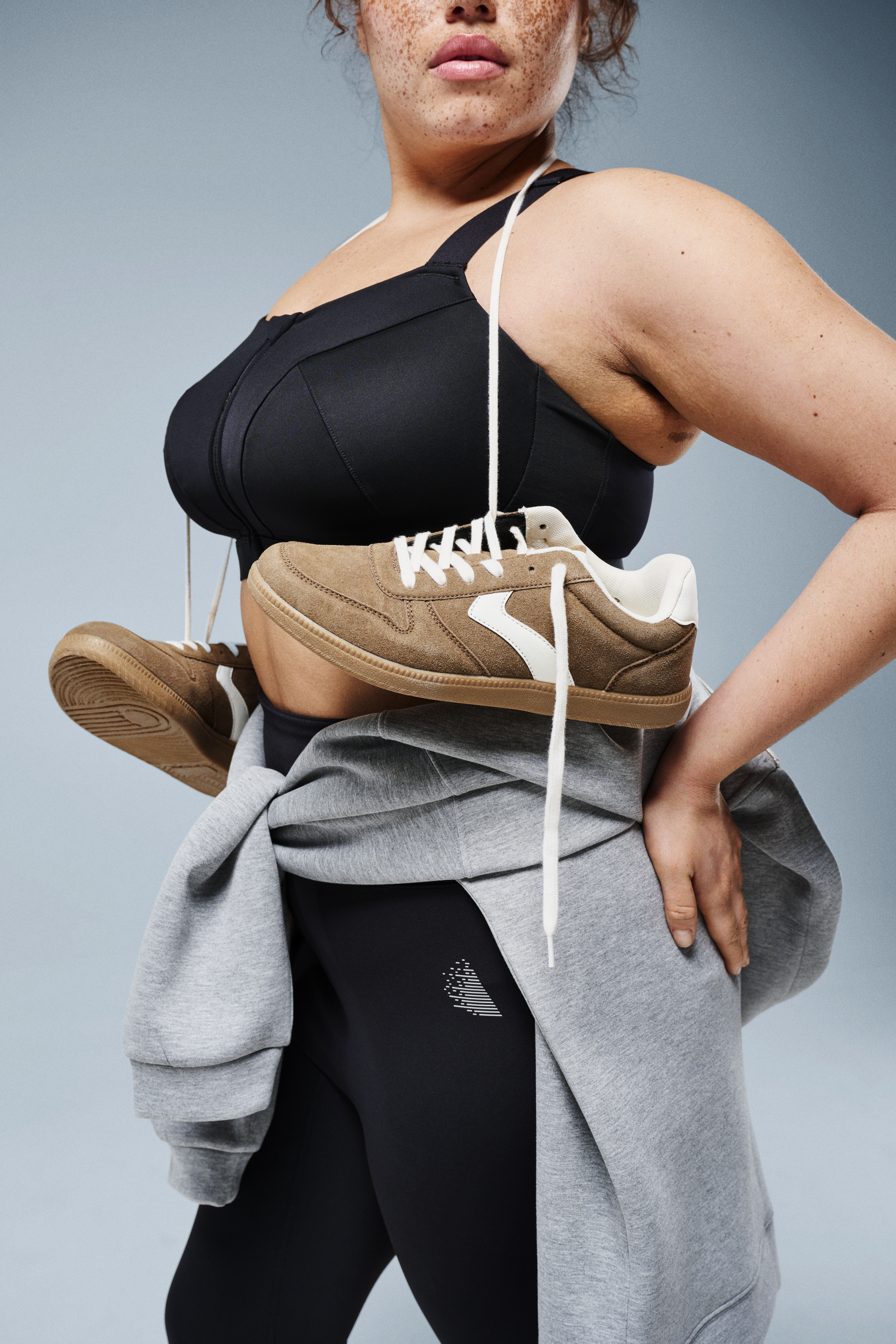 Zizzi Sportieve look met hoodie, , Model