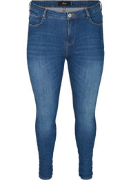 Super slim Amy jeans met hoge taille, Blue denim