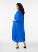 Midi shirtjurk met korte mouwen, Blauw, Model image number 1