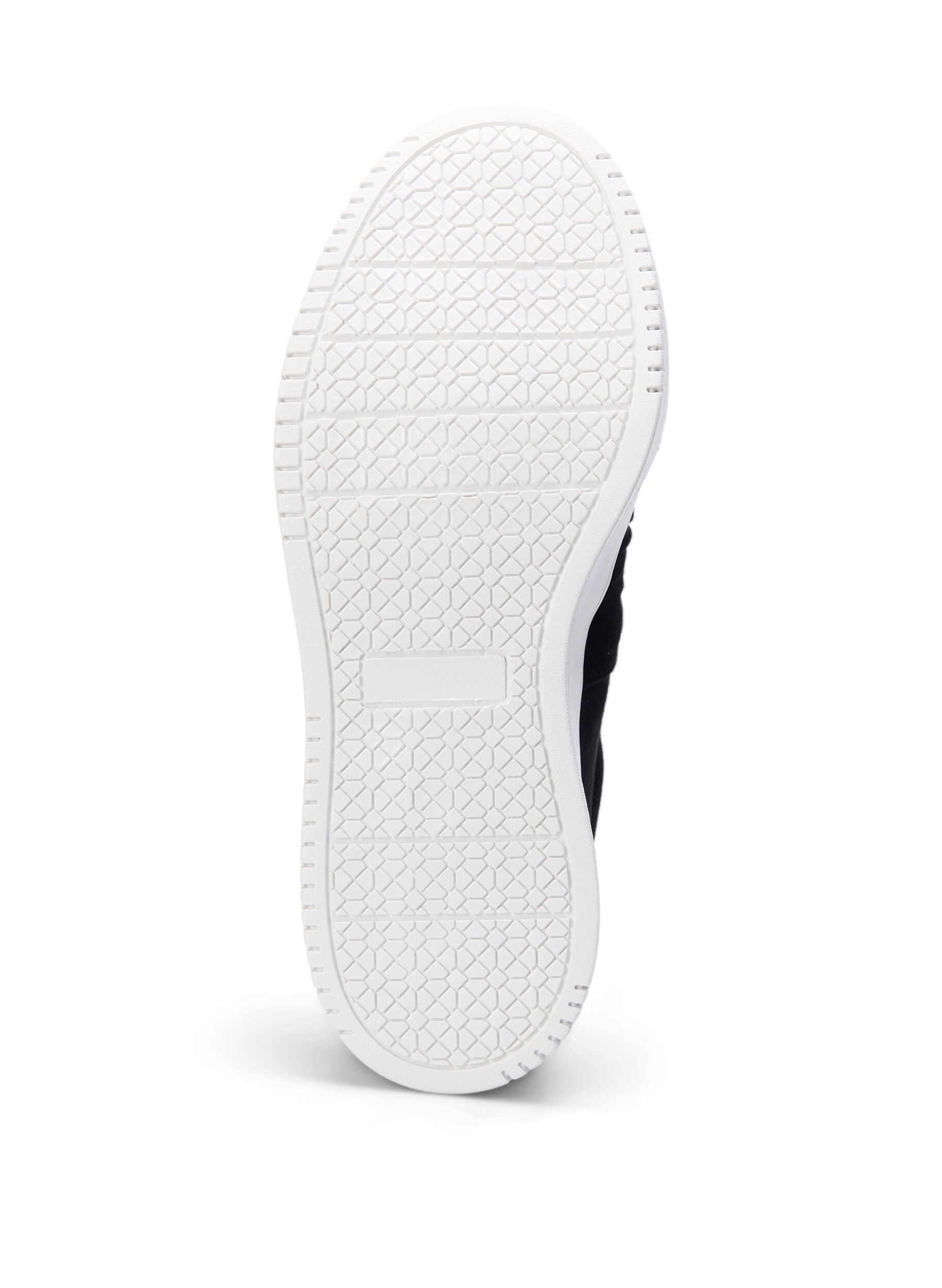 Zizzi Brede slip-on-pasvorm met knoopdetail, Zwart, Packshot image number 4