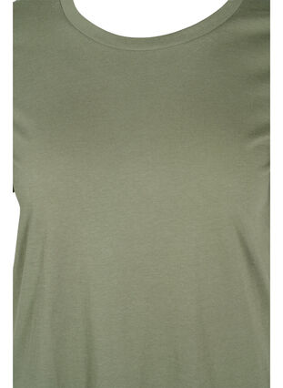 Basic katoenen t-shirt, Thyme, Packshot image number 2