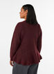 A-lijn gebreide blouse, Rood, Model image number 2