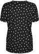 FLASH - Bedrukt t-shirt met v-hals, Black Dot, Packshot image number 1