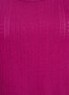 Nacht top in biologische katoen met een gestructureerd patroon, Roze, Packshot image number 2