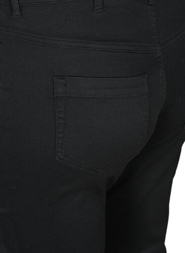High waist Amy capri jeans met super slim fit, Black, Packshot image number 3