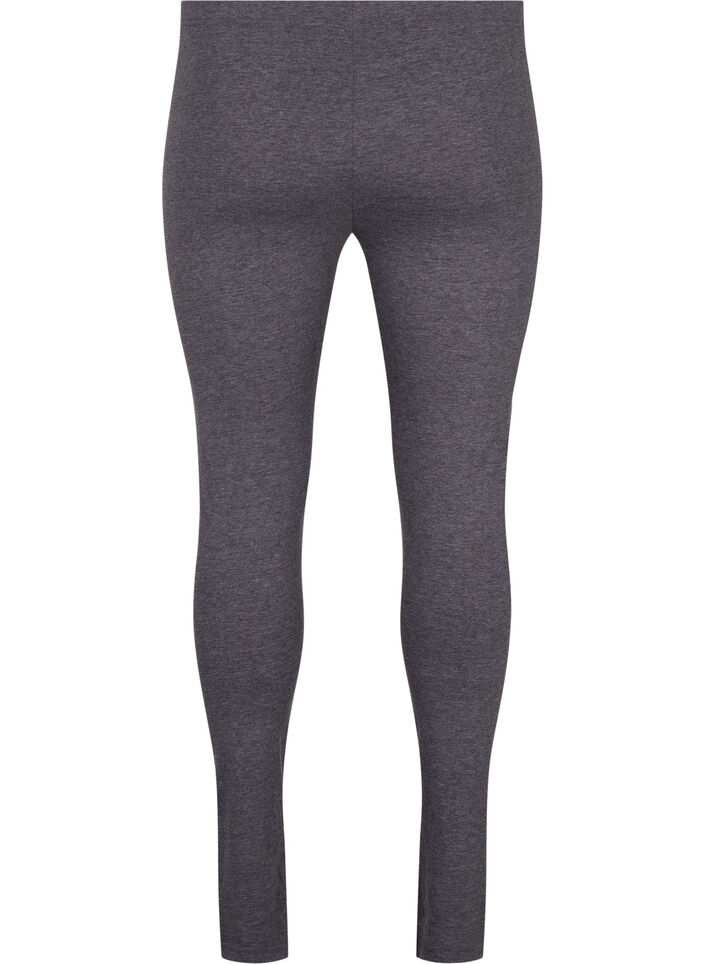 Grijs gemêleerde legging, Dark Grey Melange, Packshot image number 1