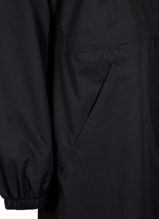 Functionele jas met zakken en capuchon, Black, Packshot image number 3