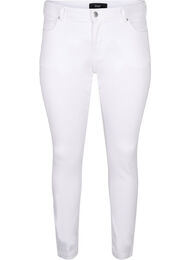 Viona jeans met normale taille, White