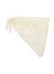 Driehoekige kanten sjaal, Beige, Packshot image number 0