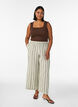 Rib top met vierkante halslijn, Bruin, Model image number 1