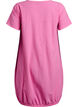 Katoenen jurk met korte mouwen, Roze, Packshot image number 1