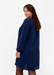 Jurk met lange mouwen en V-hals, Navy, Model image number 1