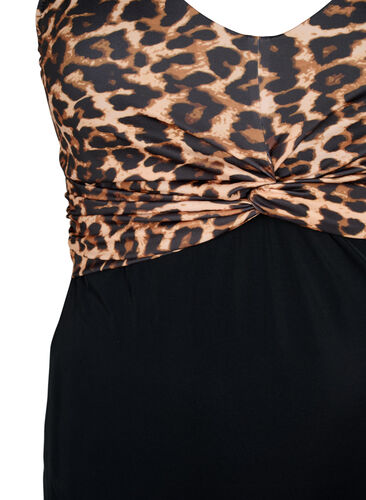 Badpak met beugel en verstelbare bandjes, Black Leopard, Packshot image number 2
