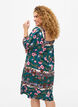 Strandjurk van viscose met print, Groen, Model image number 2