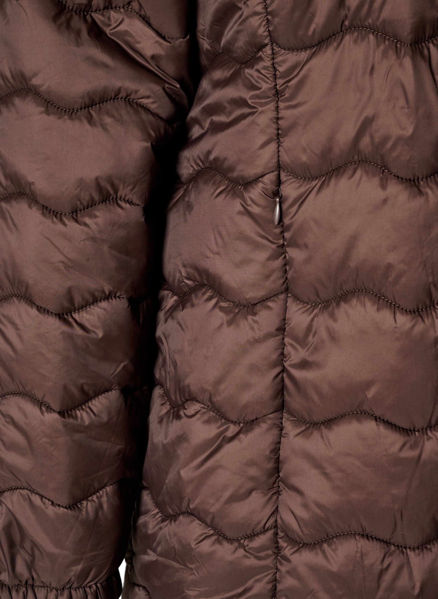 ZizziGewatteerde jas, Bruin, Packshot image number 3