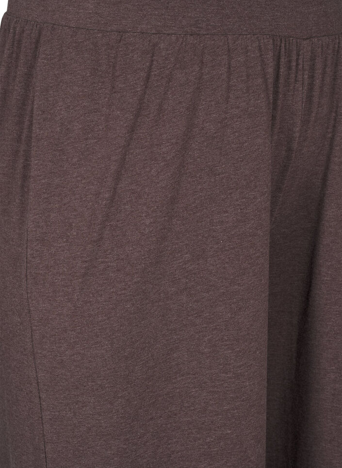 Jersey broek met rechte pasvorm en hoge taille, Bracken Mel., Packshot image number 2