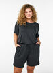 Jumpsuit met korte pijpen, Grijs, Model image number 0