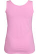 Solide kleur basis top in katoen, Roze, Packshot image number 1