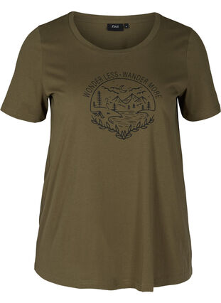 T-shirt met print, Ivy Green WONDER, Packshot image number 0