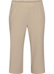 Losse broek met 7/8 lengte, Beige