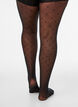Push-up 25 denier panties met stippenpatroon, Zwart, Packshot image number 2