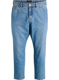 Mille Mom Fit Jeans met hoge taille, Blauw