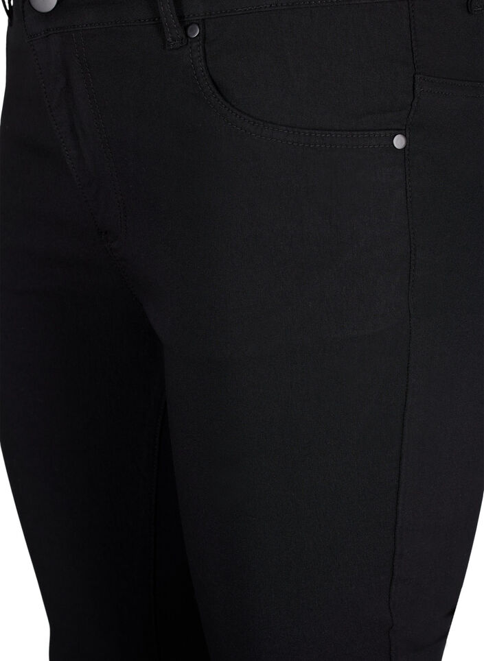 Slim fit broek met zakken, Zwart, Packshot image number 2