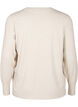 FLASH - Gebreide blouse met ronde hals, Beige, Packshot image number 1