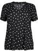 FLASH - Bedrukt t-shirt met v-hals, Black Dot, Packshot image number 0