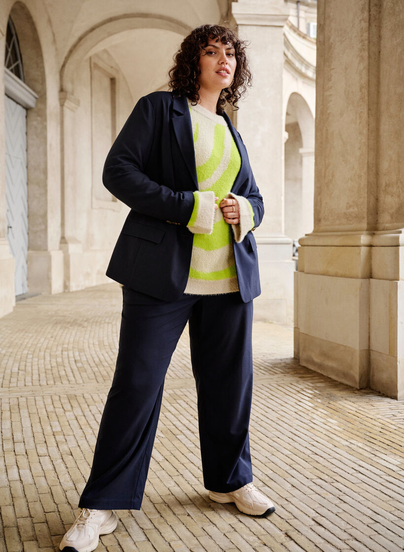 Klassieke broek met rechte pasvorm, Night Sky, Image image number 0