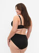 5-pack katoenen slipje met normale taille, Zwart, Model image number 1