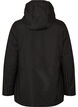 Winterjas met capuchon en verstelbare taille, Zwart, Packshot image number 1