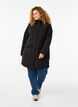 Waterafstotende softshell-jas met gewatteerde voering, Zwart, Model image number 1