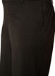 Hoogtailleerde pantalon met rechte pasvorm, Zwart, Packshot image number 2