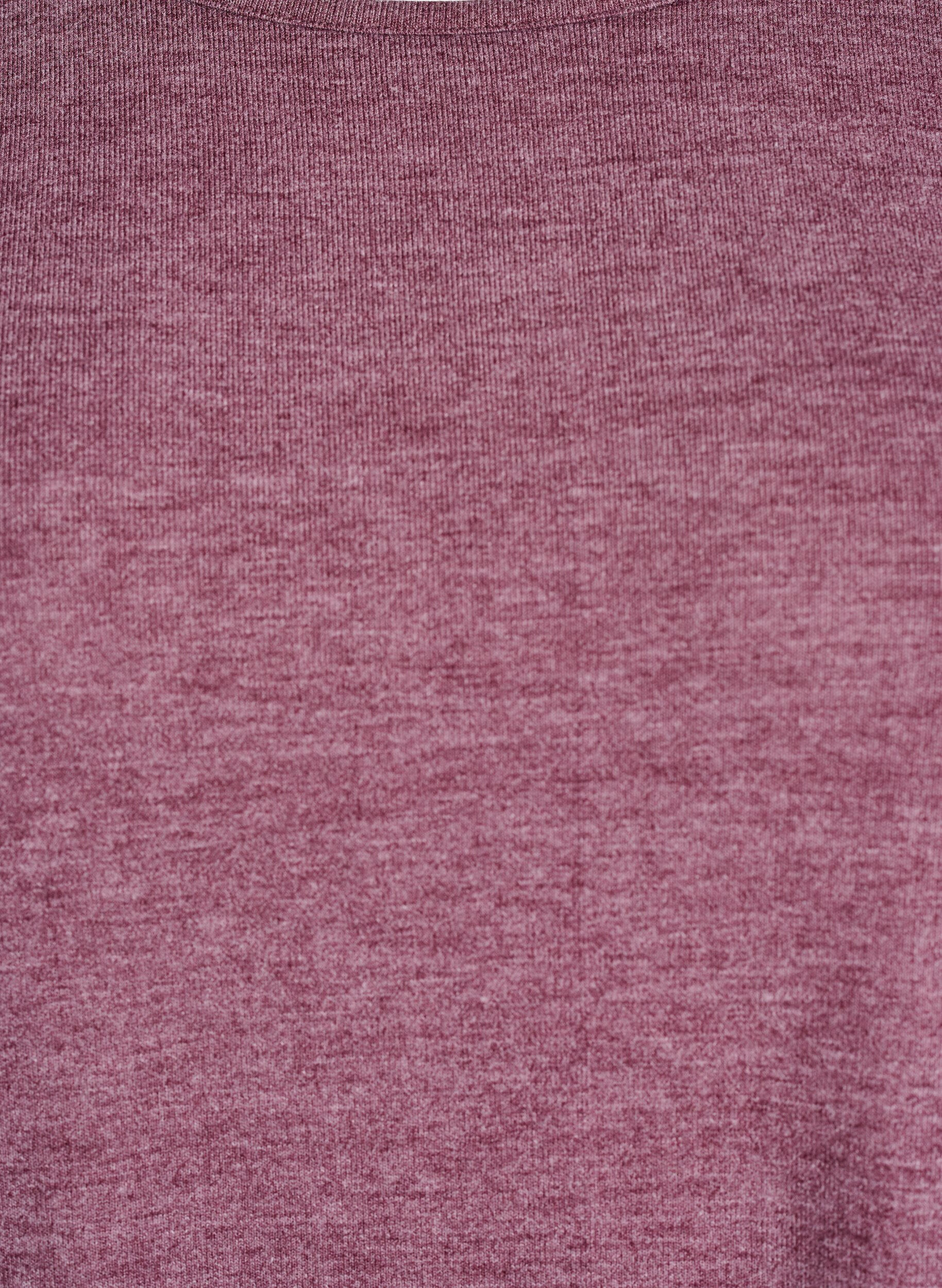 Zizzi Jersey blouse met 3/4 mouwen, Rood, Packshot image number 2