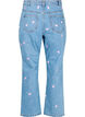 Hoge taille Gemma jeans met lippen, Blauw, Packshot image number 1