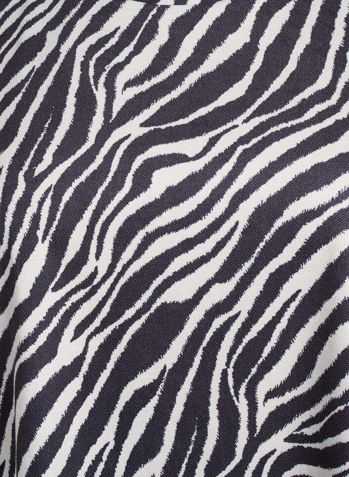 FLASH - Zebra print T-shirt, Zwart, Packshot image number 2