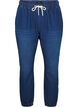 Denim joggers met zakken, Blauw, Packshot image number 0