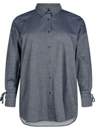 Shirt met strikdetail op de mouw, Navy Stripe