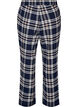 Geruite katoenen pyjamabroek, Blauw, Packshot image number 1